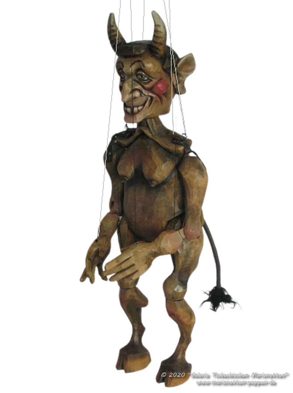 Diable Marionnette en Bois vente, VK016
