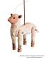 Mouton marionnette en bois